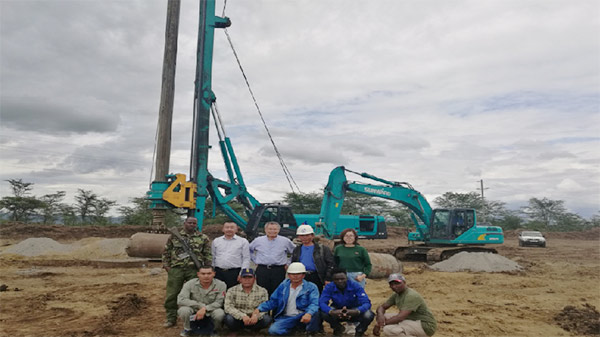 SG胜游智能入岩神器在东非肯尼亚获赞，人好设备好