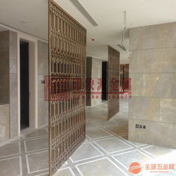 彩色不锈钢屏风隔断 不锈钢屏风加工厂 酒店装饰不锈钢屏风定制