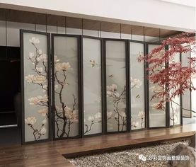 妙彩金饰画 这样的屏风又美又实用