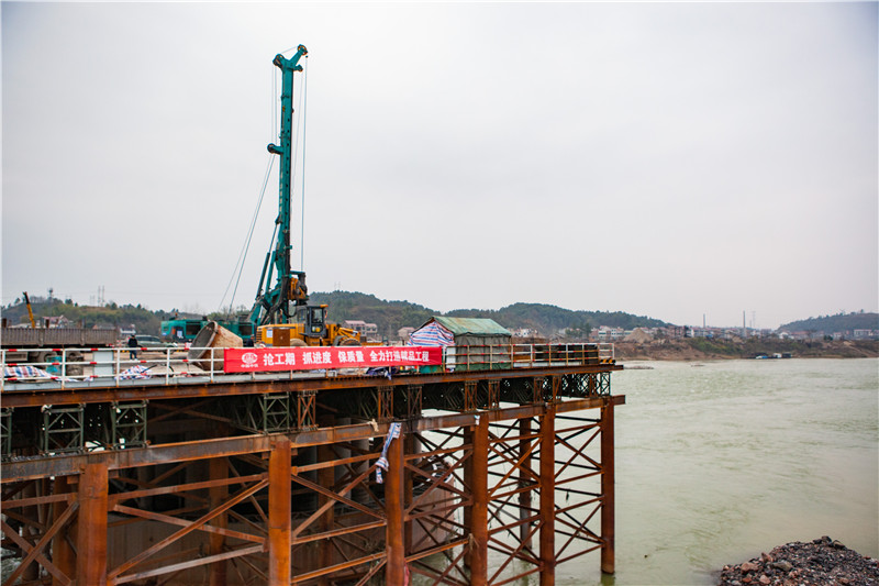 水下钻孔80米，SG胜游智能旋挖钻机震撼施工场面