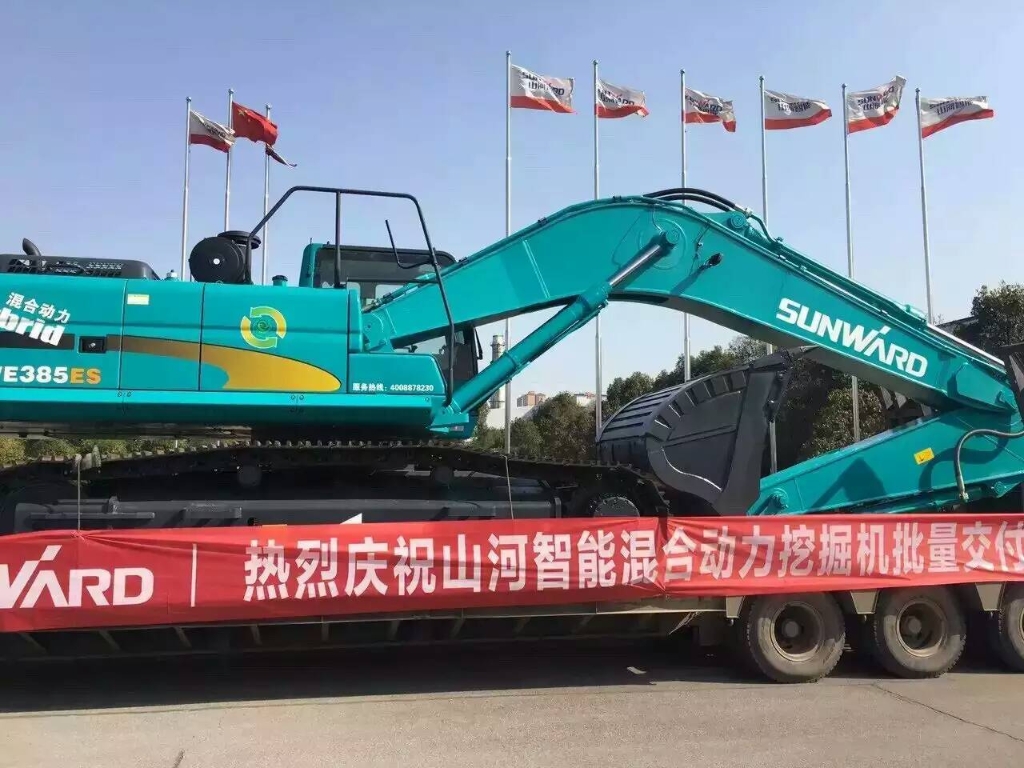 就这样被你征服！SG胜游智能100台液压混合动力挖掘机挺进矿山