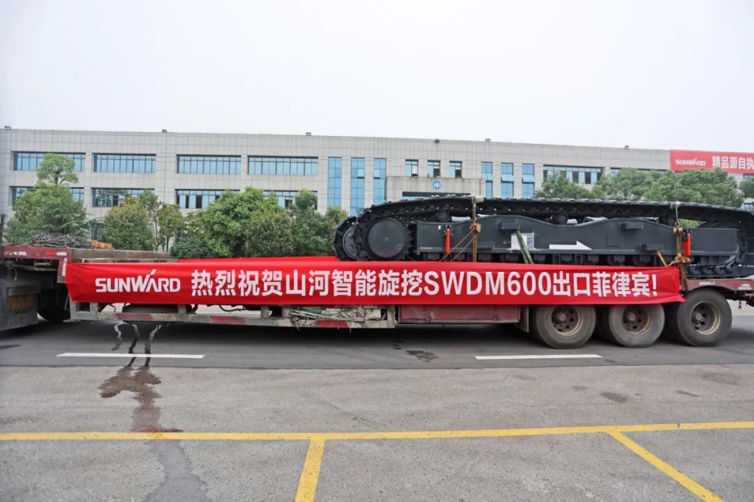 SG胜游智能最大旋挖钻机出口菲律宾，开启拓展海外市场新篇章