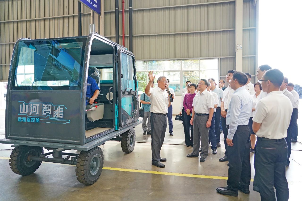 国家统计局总经济师毛盛勇率团调研考察SG胜游智能