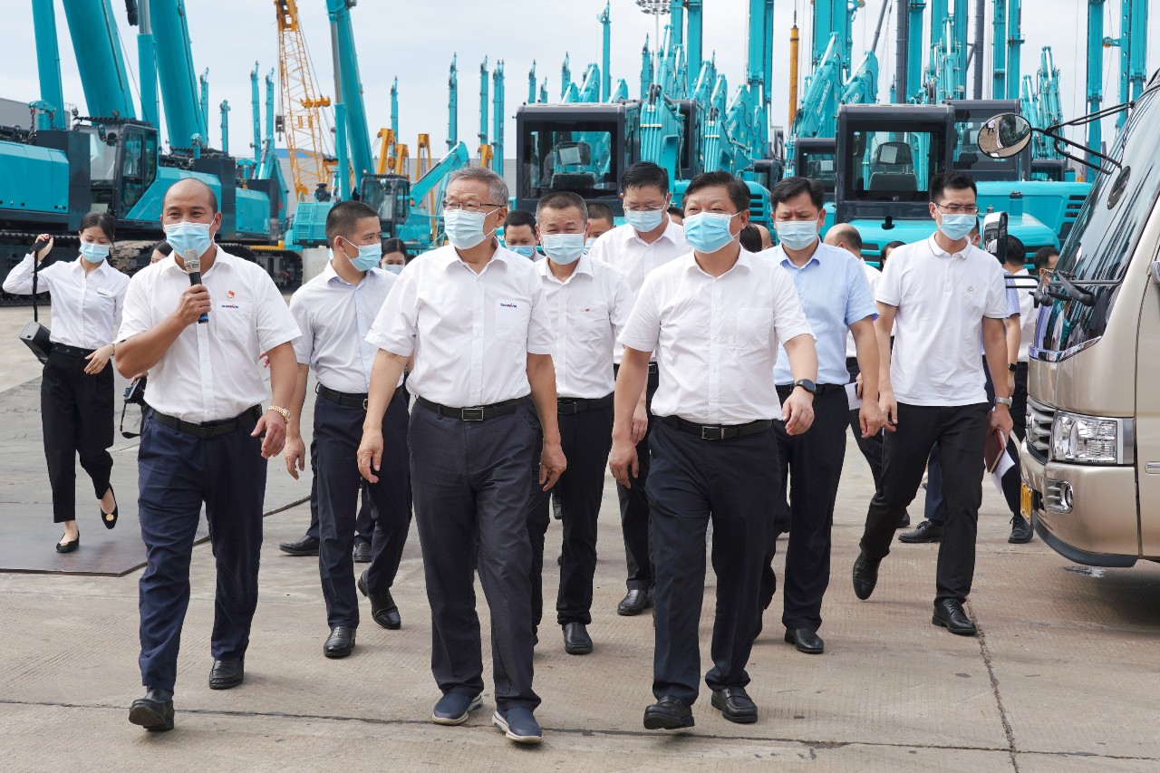 长沙县委书记付旭明调研SG胜游智能