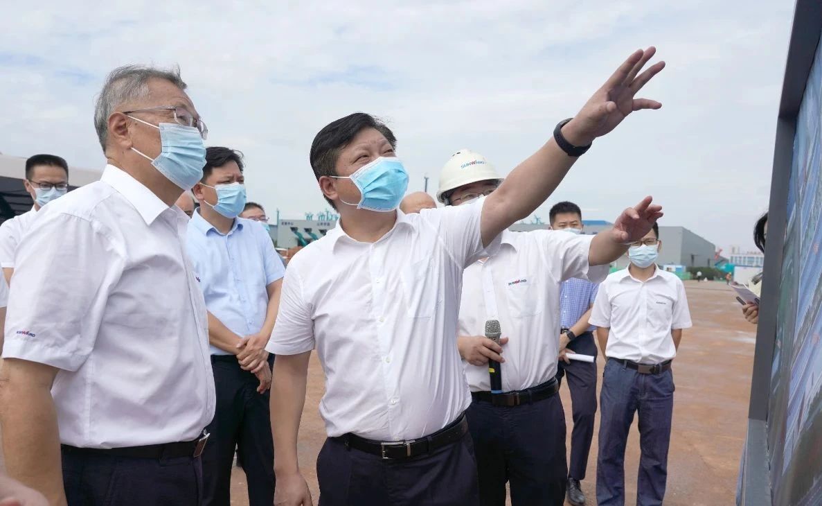 长沙县委书记付旭明调研SG胜游智能