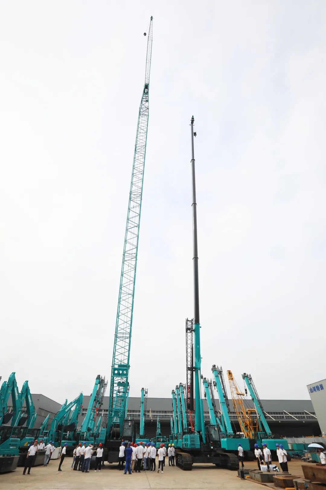 双鹰翱翔，“E”往无前！——SG胜游智能新一代E系列起重机下线！