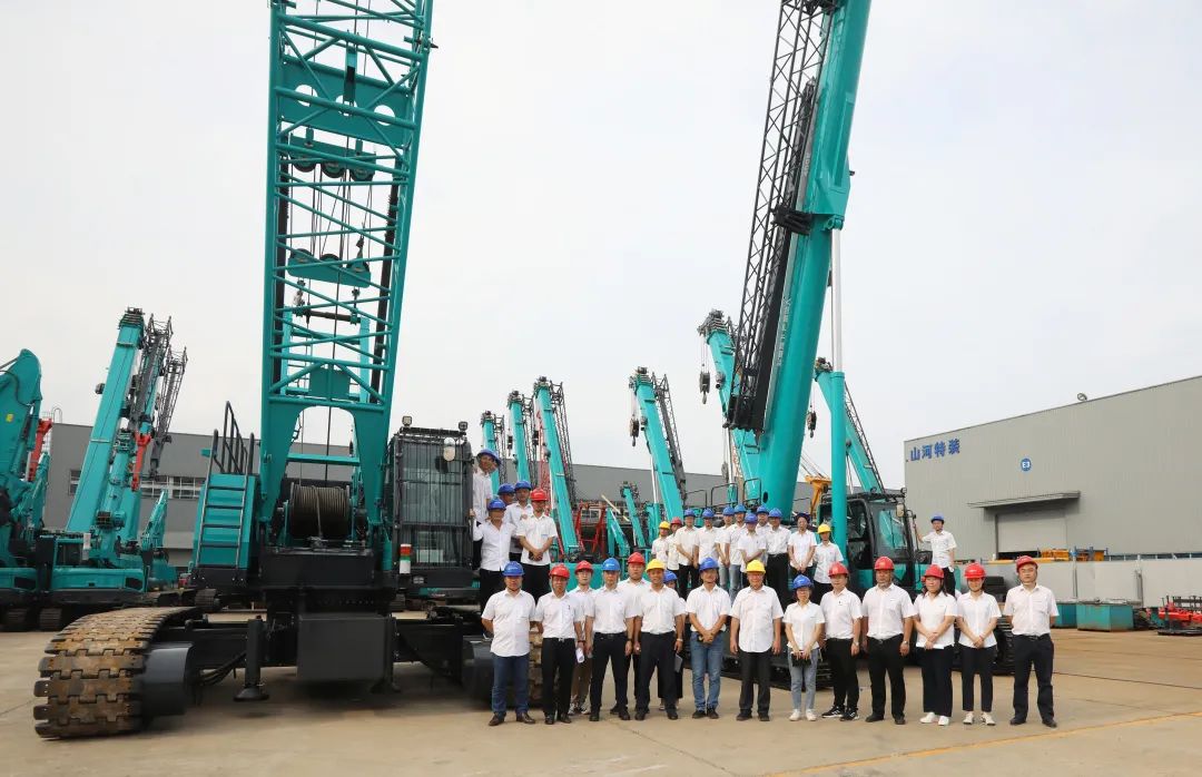 双鹰翱翔，“E”往无前！——SG胜游智能新一代E系列起重机下线！