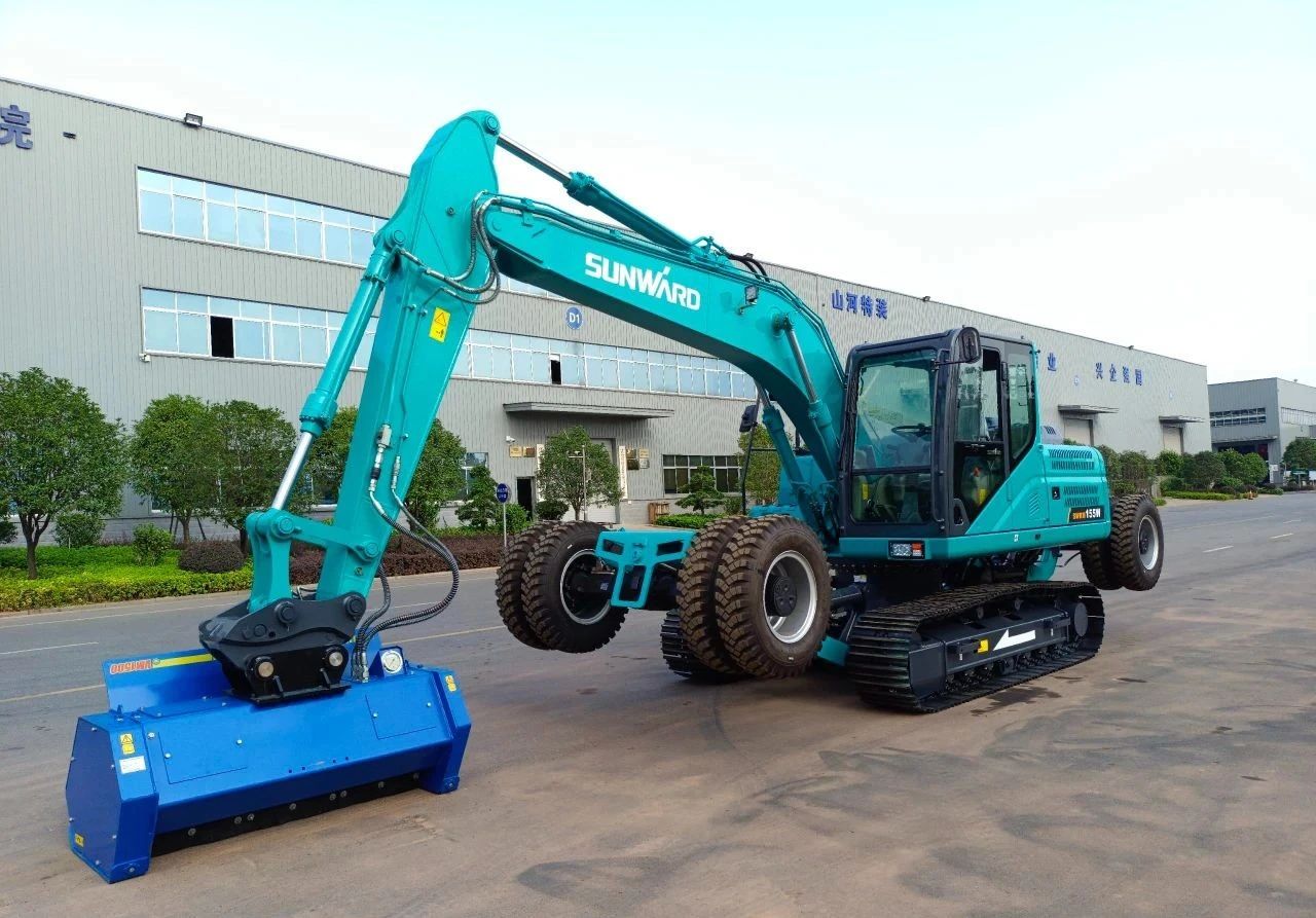 国内首台！SG胜游智能15吨级轮履两用开带机成功下线