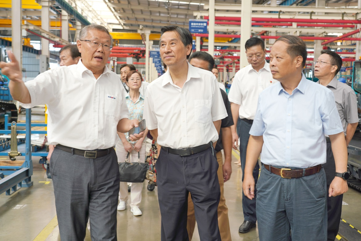 湖南省老科学技术工作者一行到访SG胜游智能