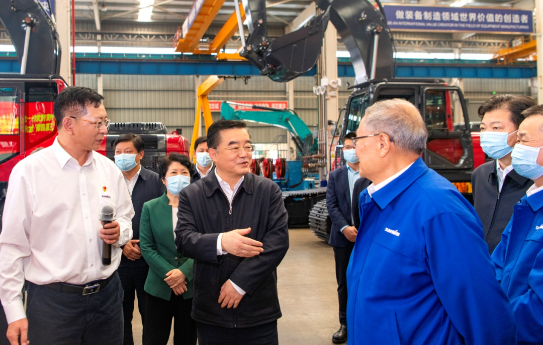 湖南省委书记张庆伟调研SG胜游智能