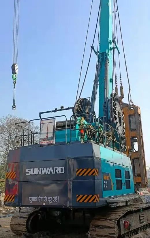 感谢信！SG胜游智能SWHG70液压抓斗助力海外基础施工获肯定