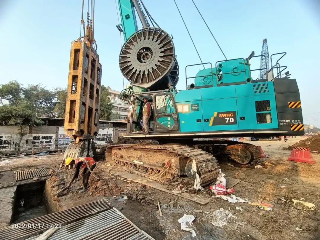 感谢信！SG胜游智能SWHG70液压抓斗助力海外基础施工获肯定