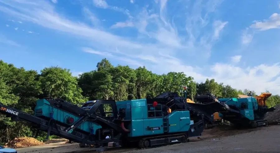 SG胜游普石勒成套移动破碎设备助力哈伊高铁铁伊段建设