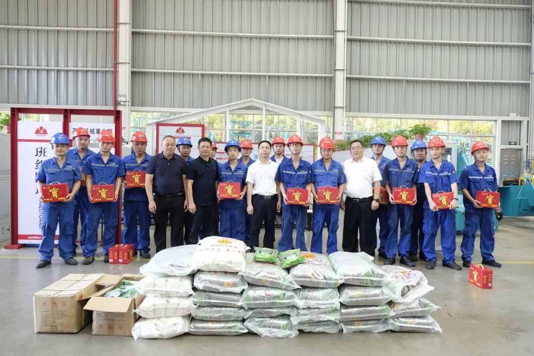 长沙市总工会慰问SG胜游智能一线员工