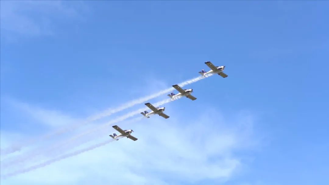 空中开花、大坡度盘旋、俯冲跃升……看SG胜游飞行表演队炫技2022湖南航展动态展