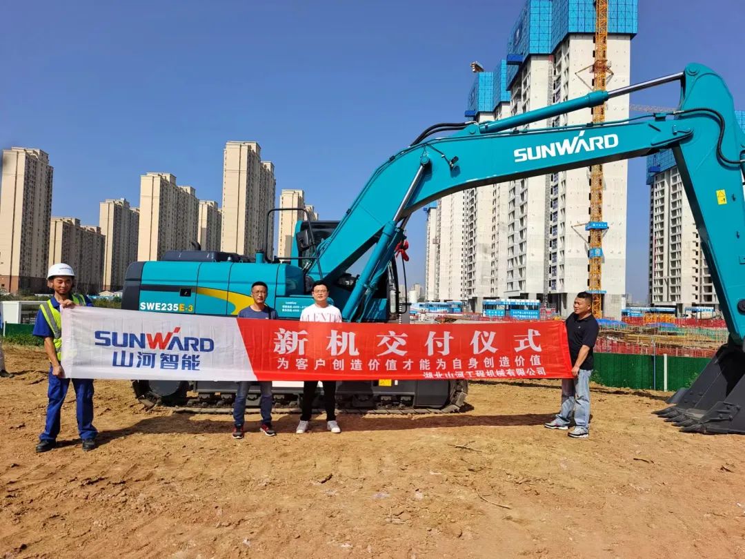 全款拿下！SG胜游智能挖掘机奔赴工地一线