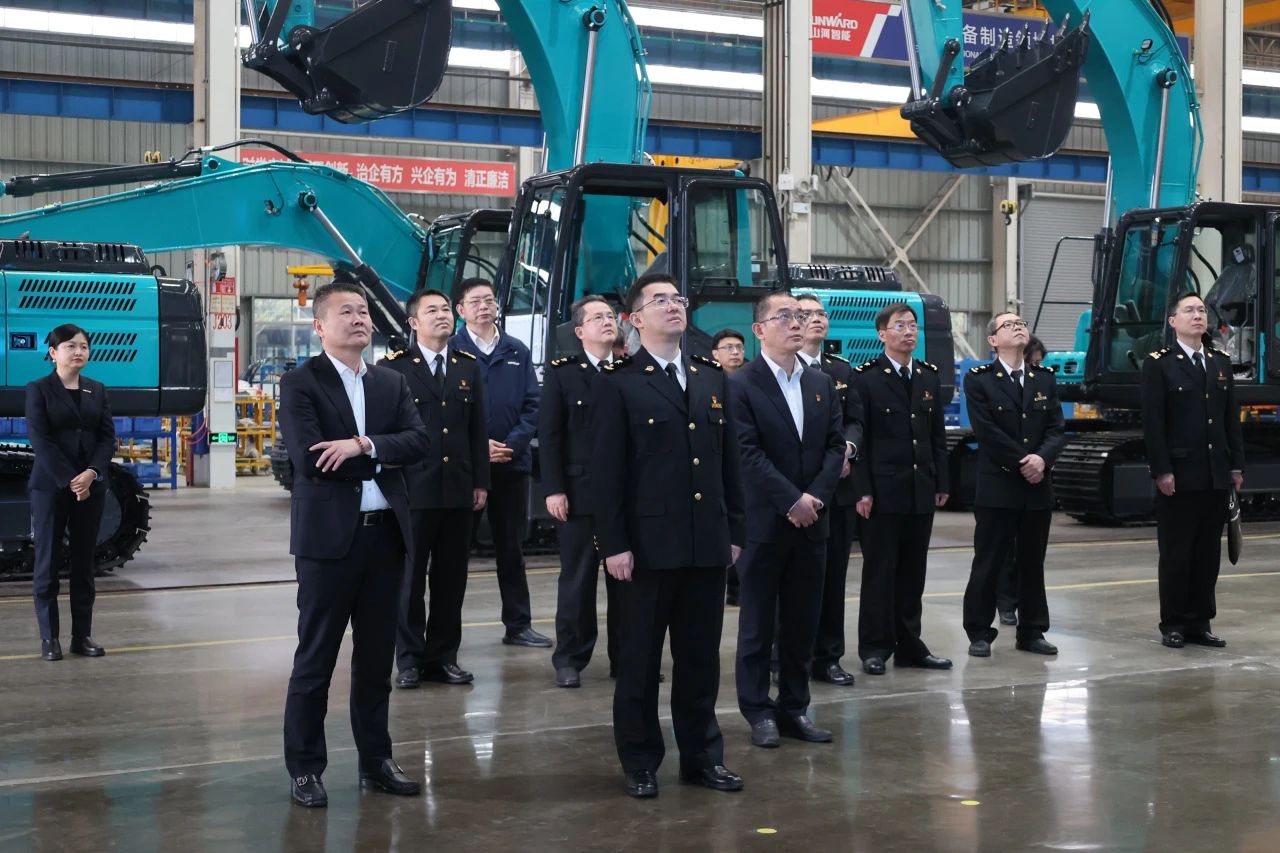 长沙海关党委书记、关长沈大为调研SG胜游智能