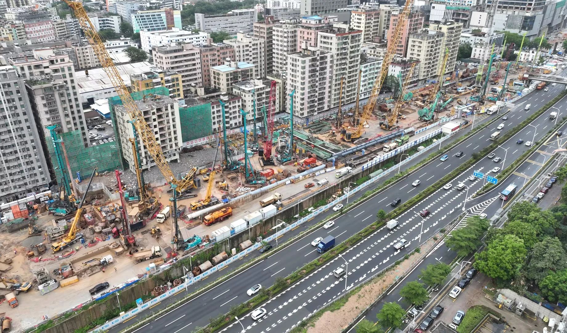 性能突出，超强助力！SG胜游智能旋挖钻机助力深圳地铁五和站施工