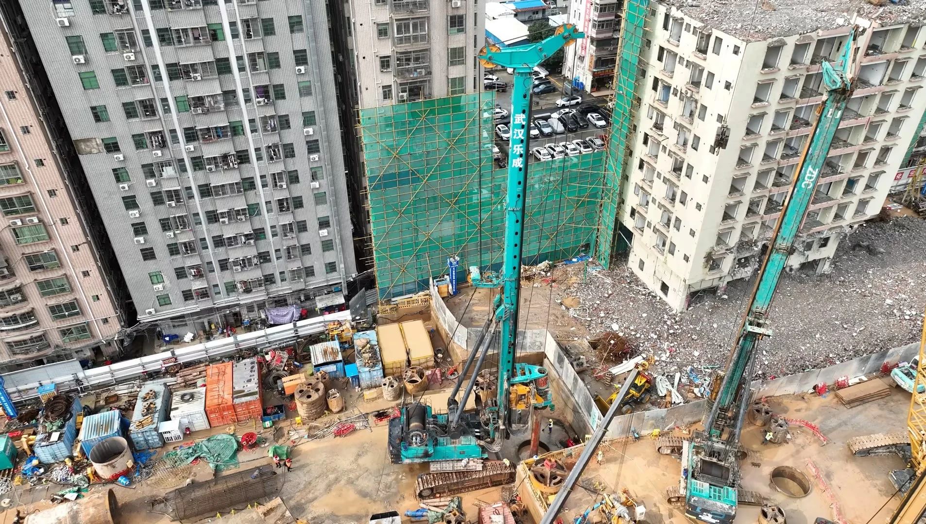 性能突出，超强助力！SG胜游智能旋挖钻机助力深圳地铁五和站施工