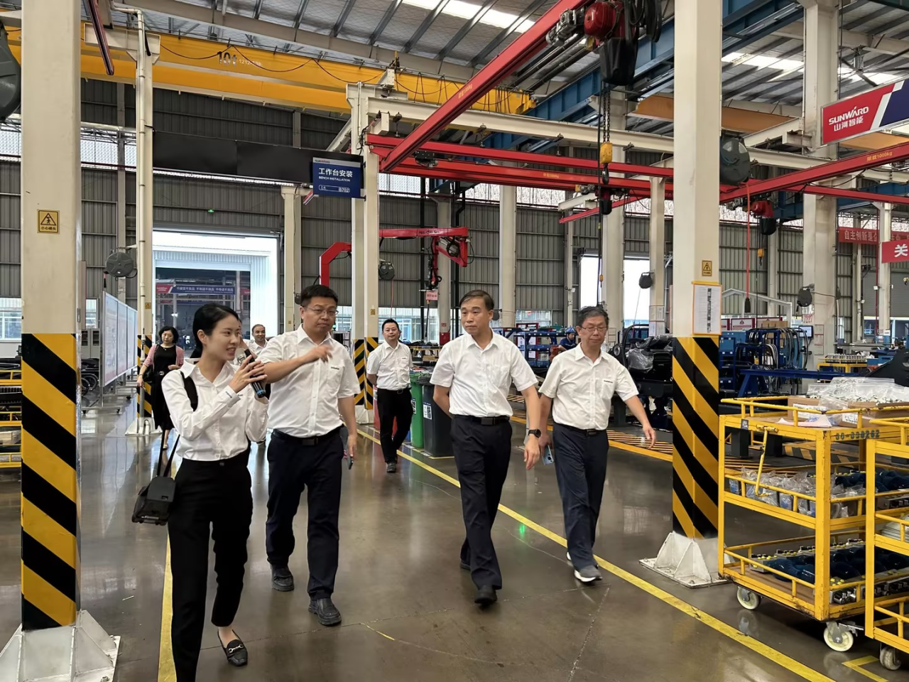 深化交流合作！广州港李明忠副总经理率队莅临SG胜游智能考察交流！