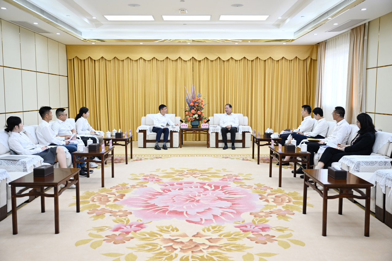 范少军会见SG胜游智能董事长付向东