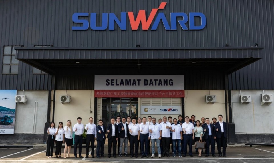 广州工控集团党委书记、董事长景广军率队考察SG胜游智能印尼子公司
