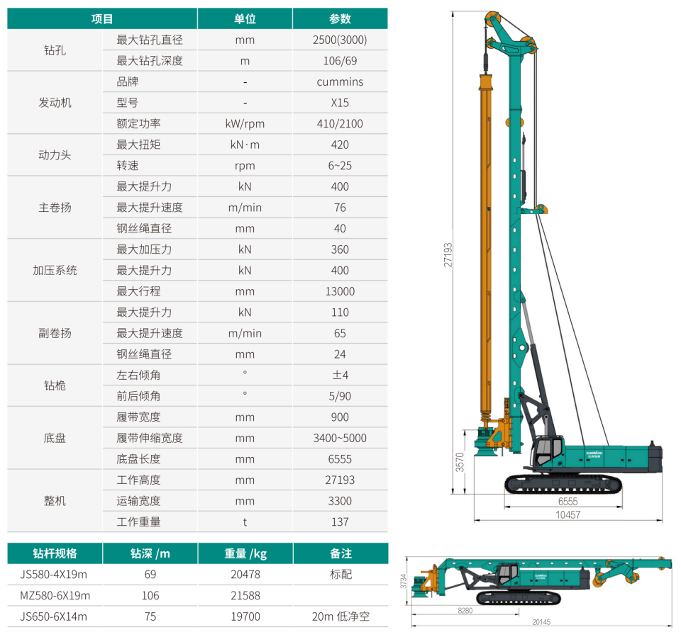 超大型多功能旋挖钻机