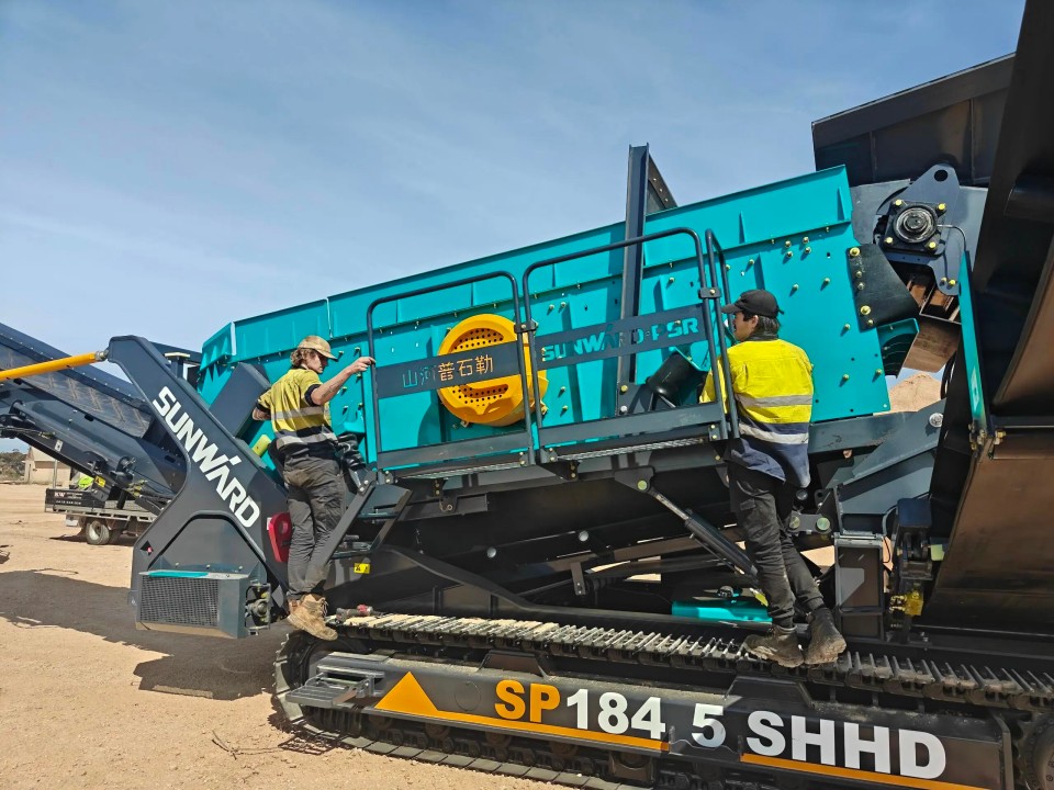 高效环保深受认可！SG胜游智能破碎筛分设备首进澳洲市场