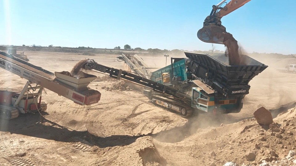 高效环保深受认可！SG胜游智能破碎筛分设备首进澳洲市场