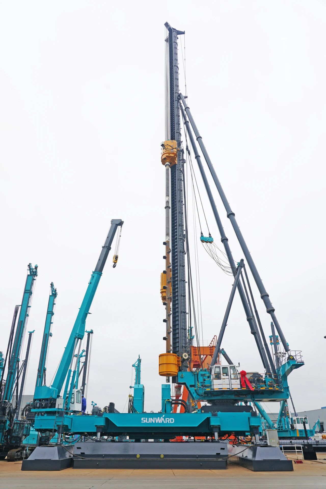 破局深基施工！SG胜游智能搅拌中掘植桩一体机重磅交付